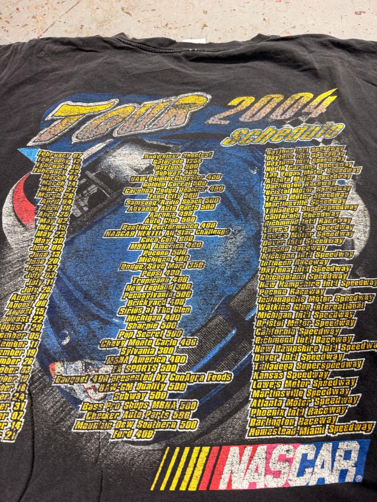 Vintage NASCAR Thrashed Cutoff
