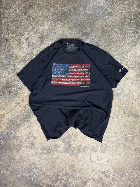 Vintage American Flag Columbia Tee