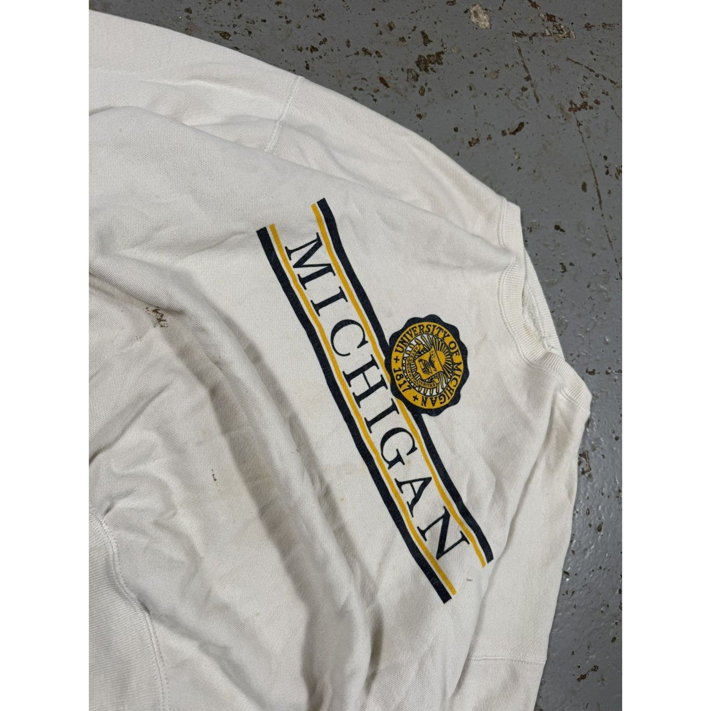 Vintage Michigan State Distressed Sweater
