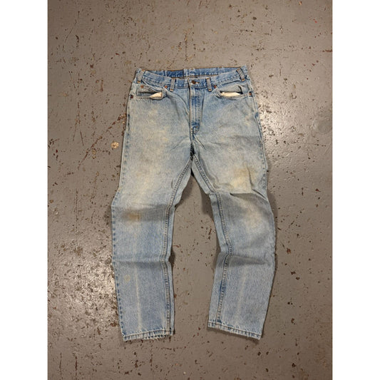 Vintage Distressed Orange Tag Levis Denim