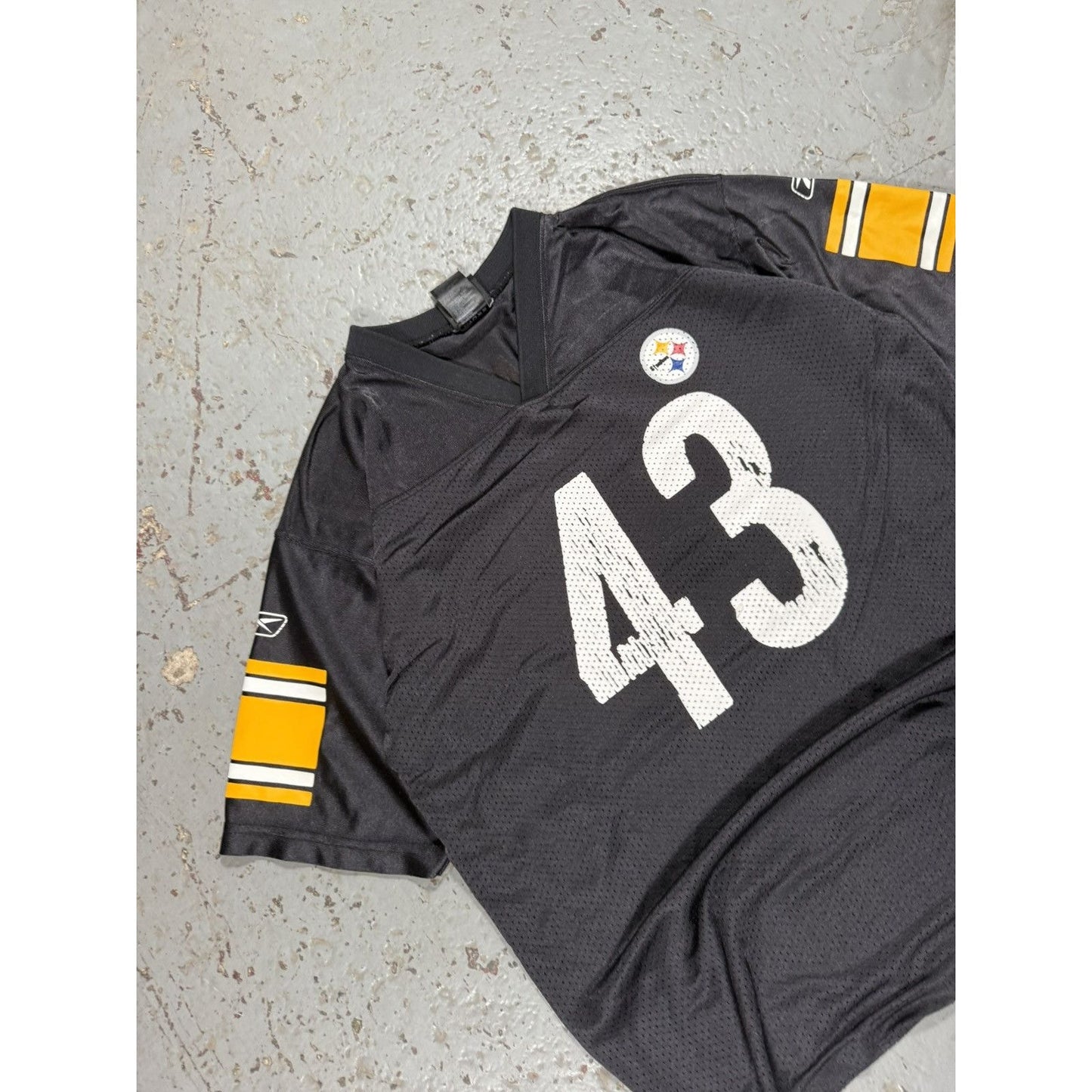 Vintage Mesh Steelers Jersey 43 Polamalu