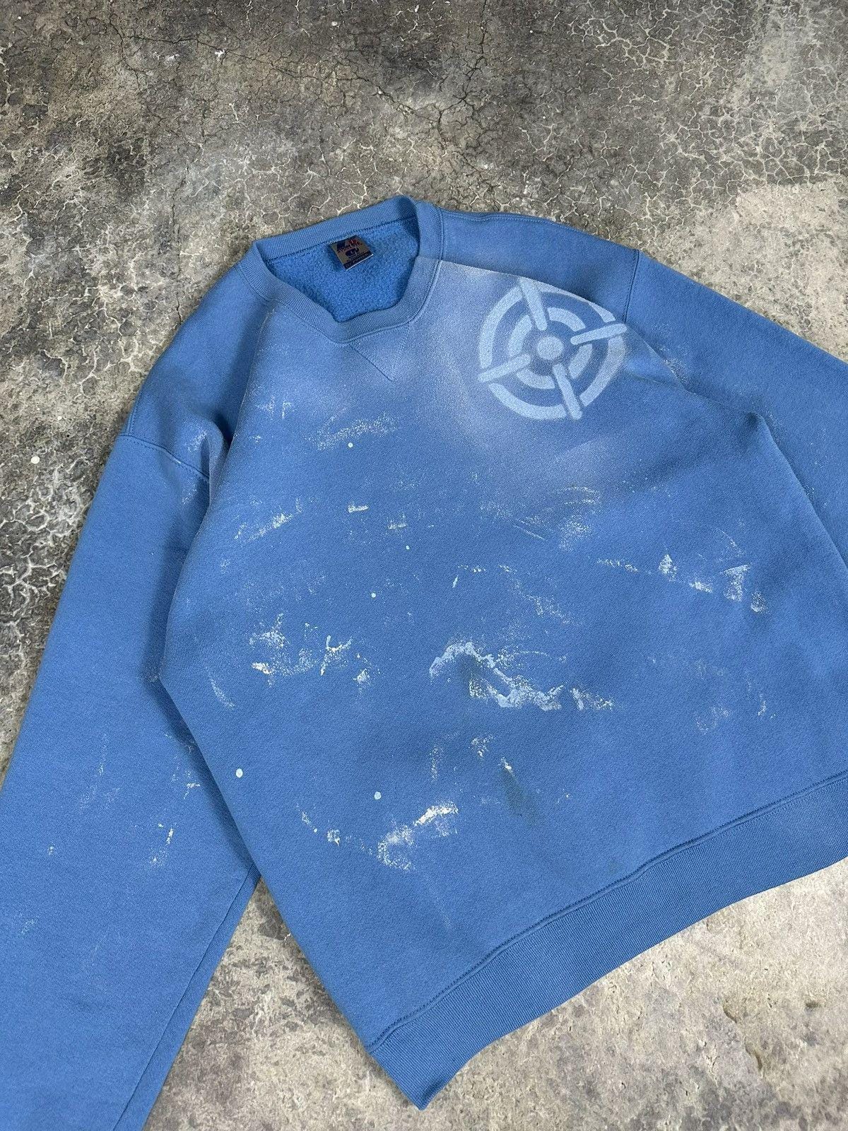 Vintage Russell Athletics Paint Clouds Crewneck