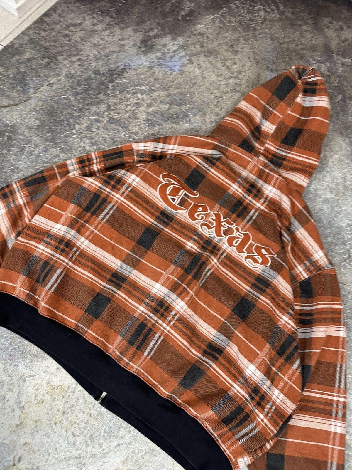 Vintage Texas State Plaid Zipup