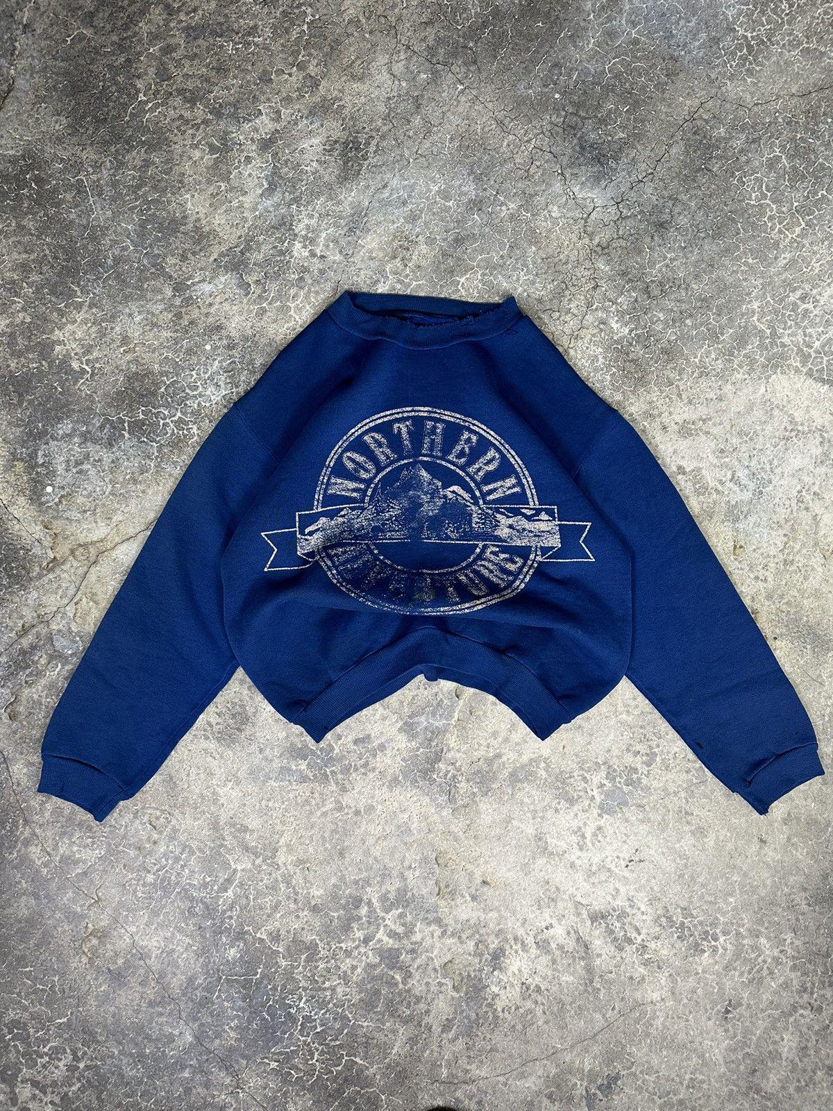 Vintage Thrashed Northern Blue Crewneck