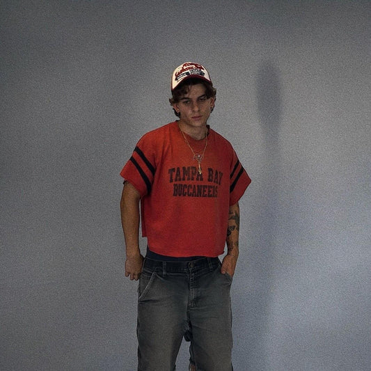 Vintage Perfectly Faded Tampa Bay Buccaneers Jersey Tee