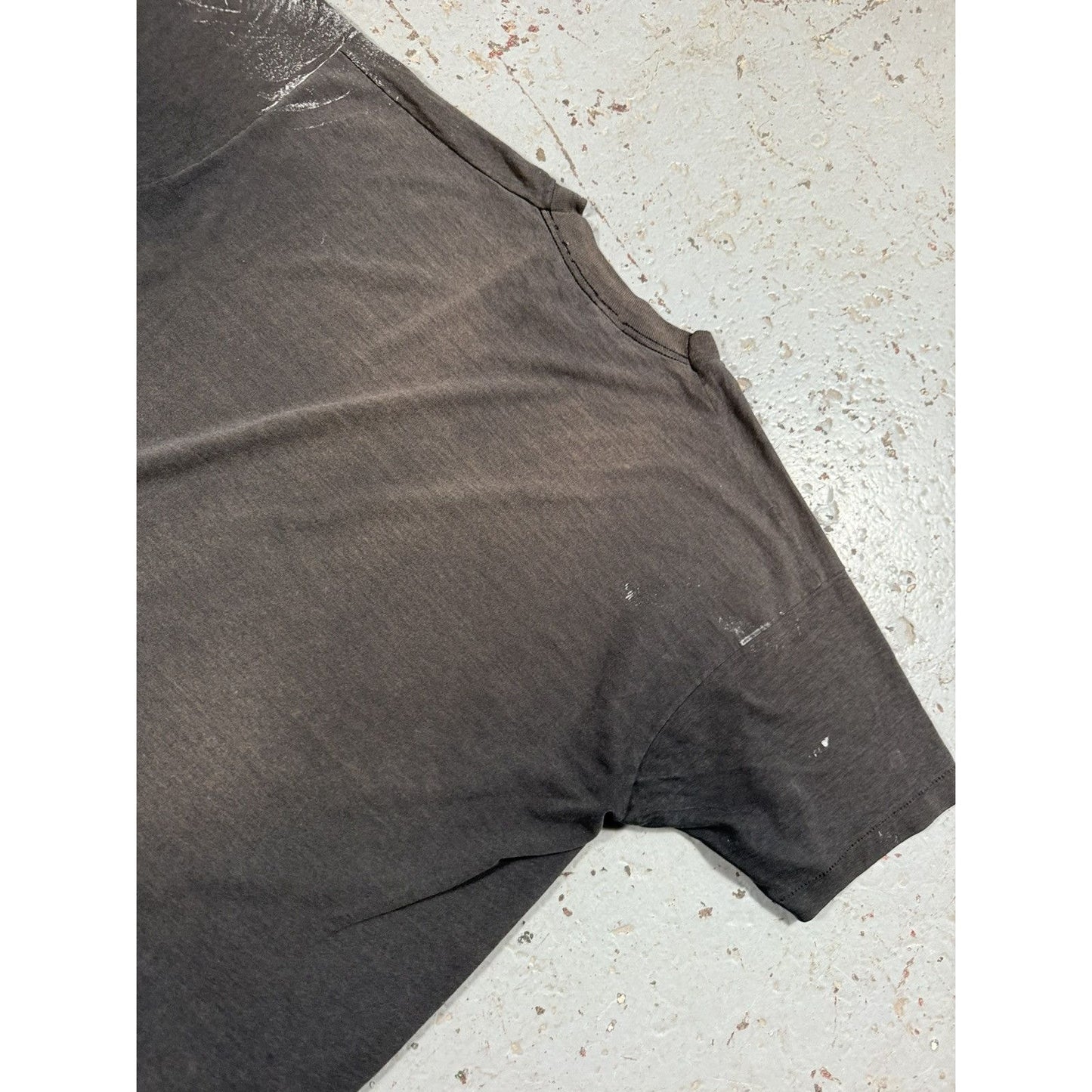 Vintage Distressed Sun Faded Labatt Ice Beer Paint Tee