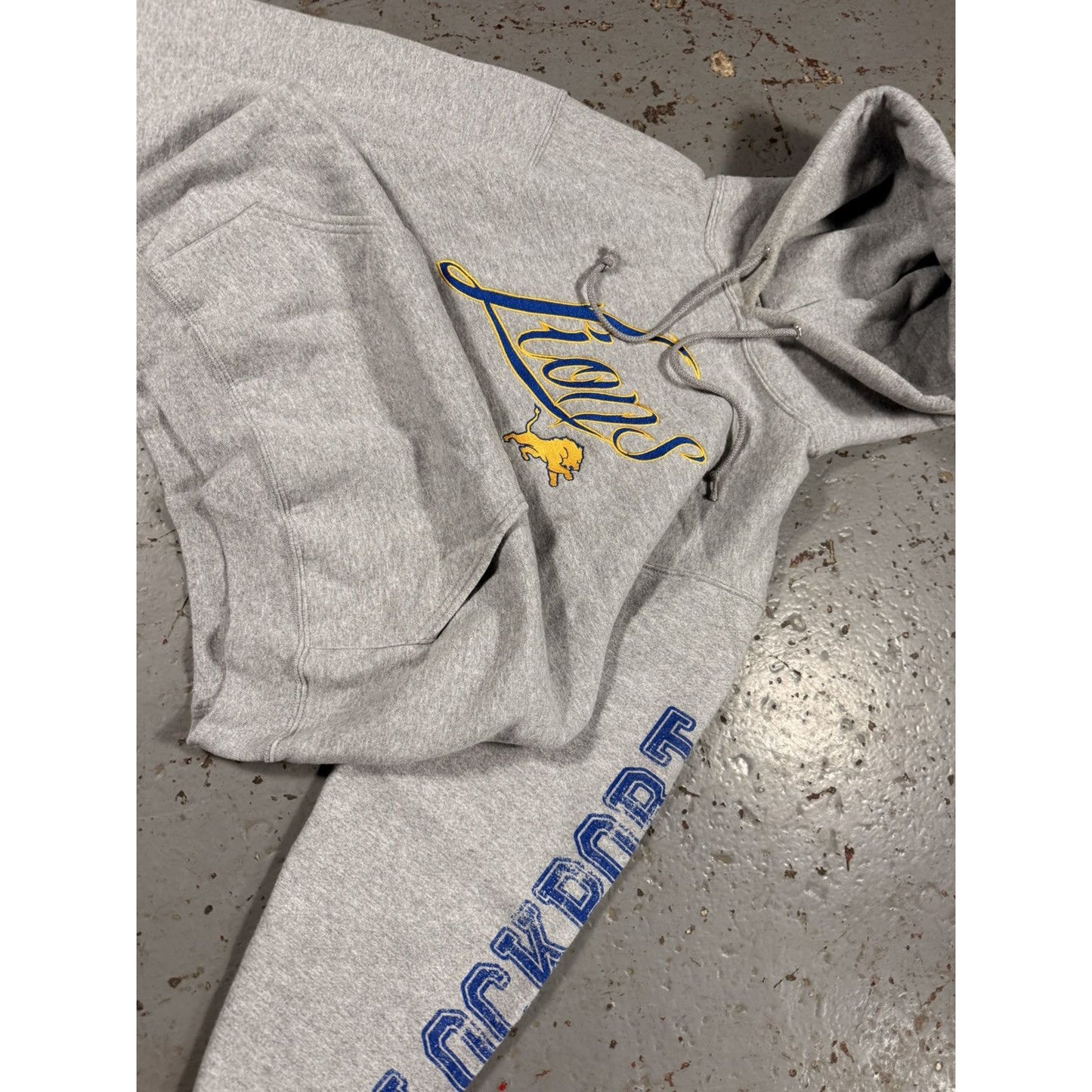 Vintage Detroit Lion Football Nfl Hoodie