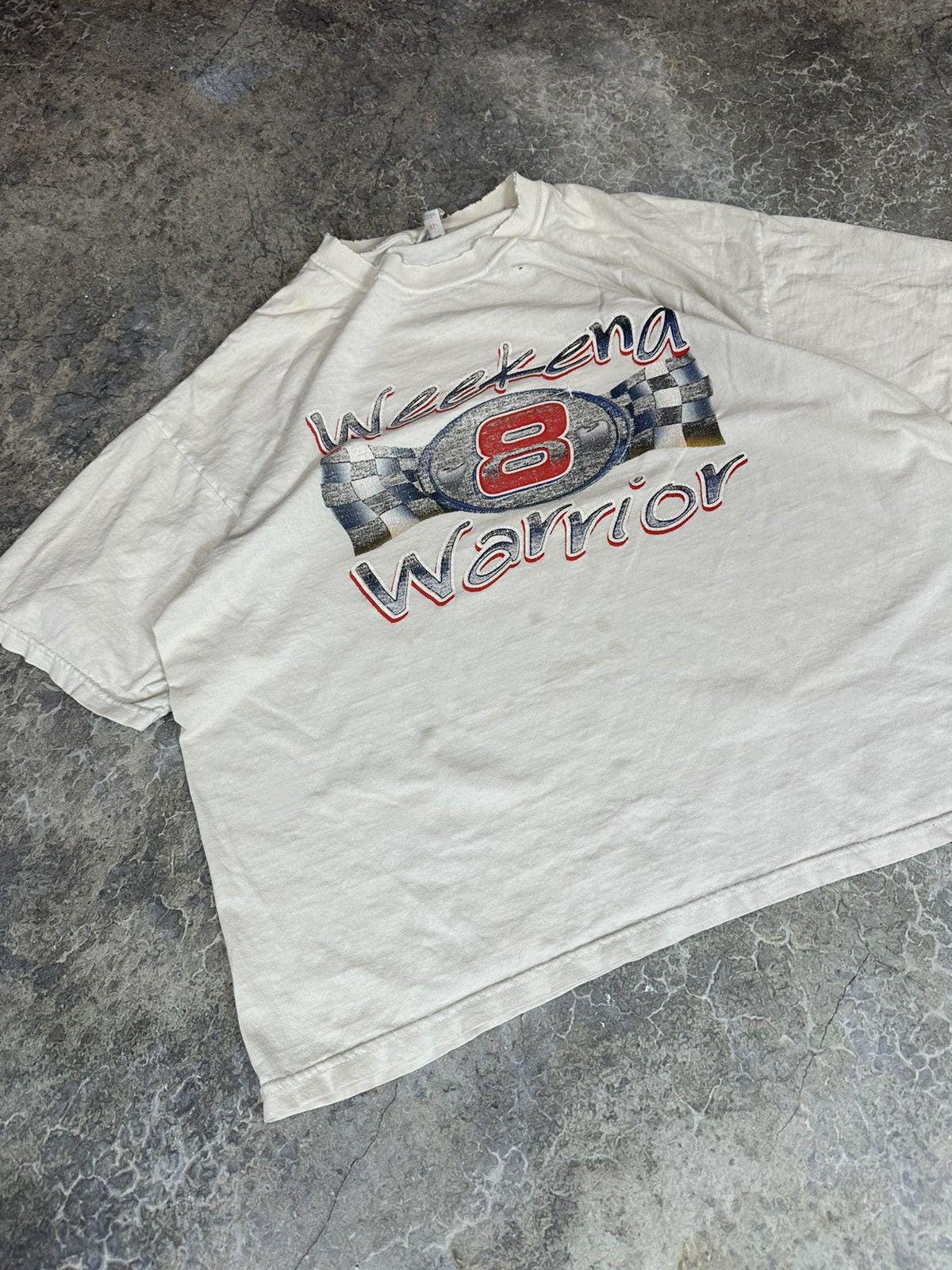 Vintage Cropped Distressed 8Ball Weekend Warrior Tee