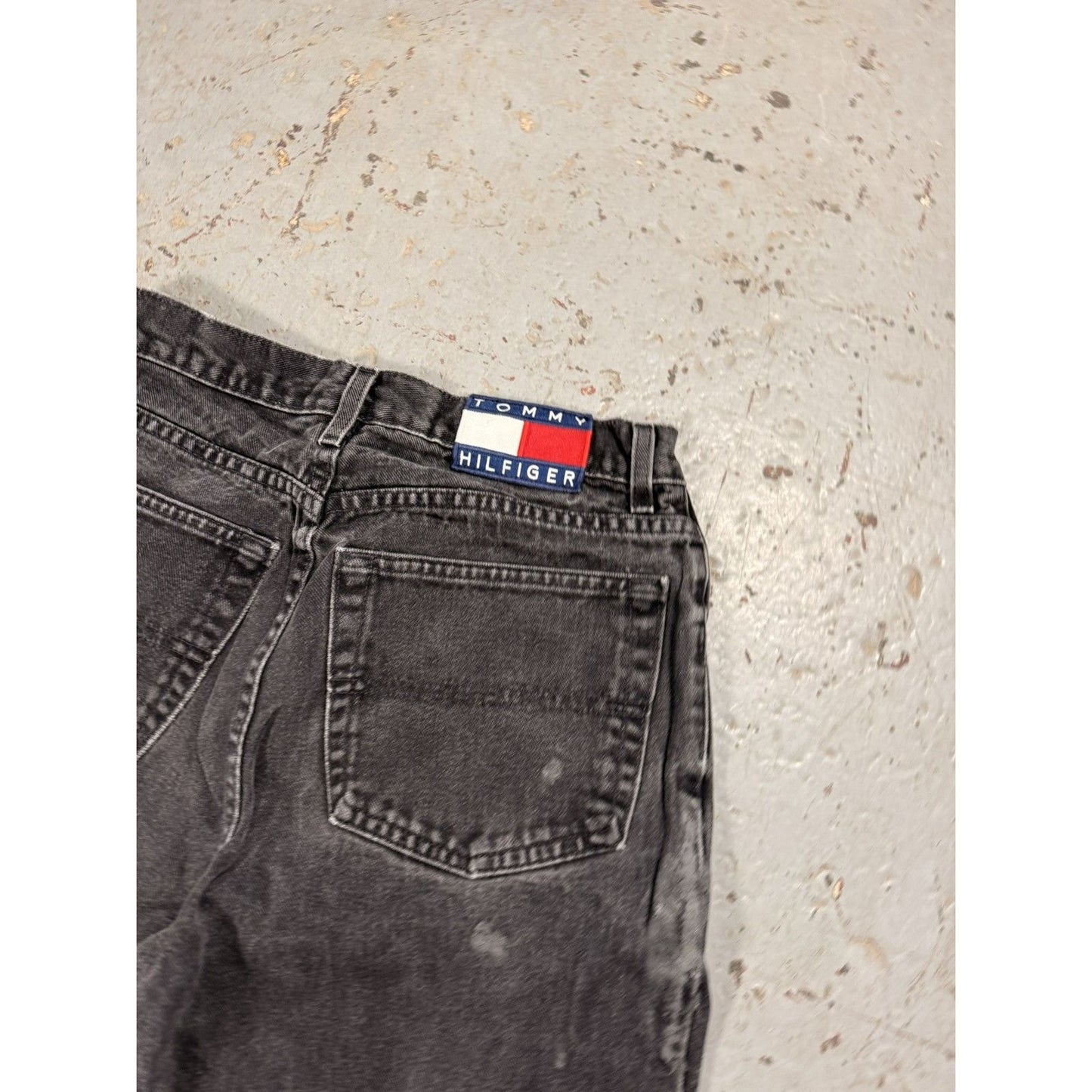 Vintage Tommy Hilfiger Bleach Faded Jeans