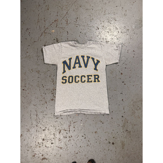 Vintage Navy Single Stitch Soccer Tee Baby Tee