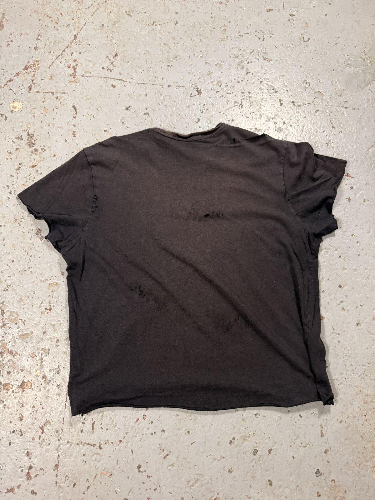Vintage Cropped Thrashed Harley Tee