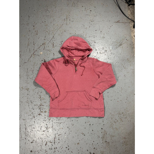Vintage Carhartt Cropped Boxy Faded Quarterzip Hoodie