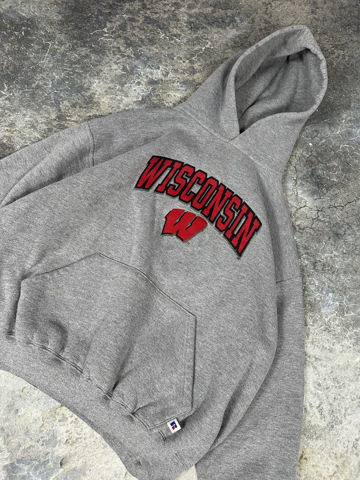Vintage Russell Atheltics Wisconsin U Hoodie