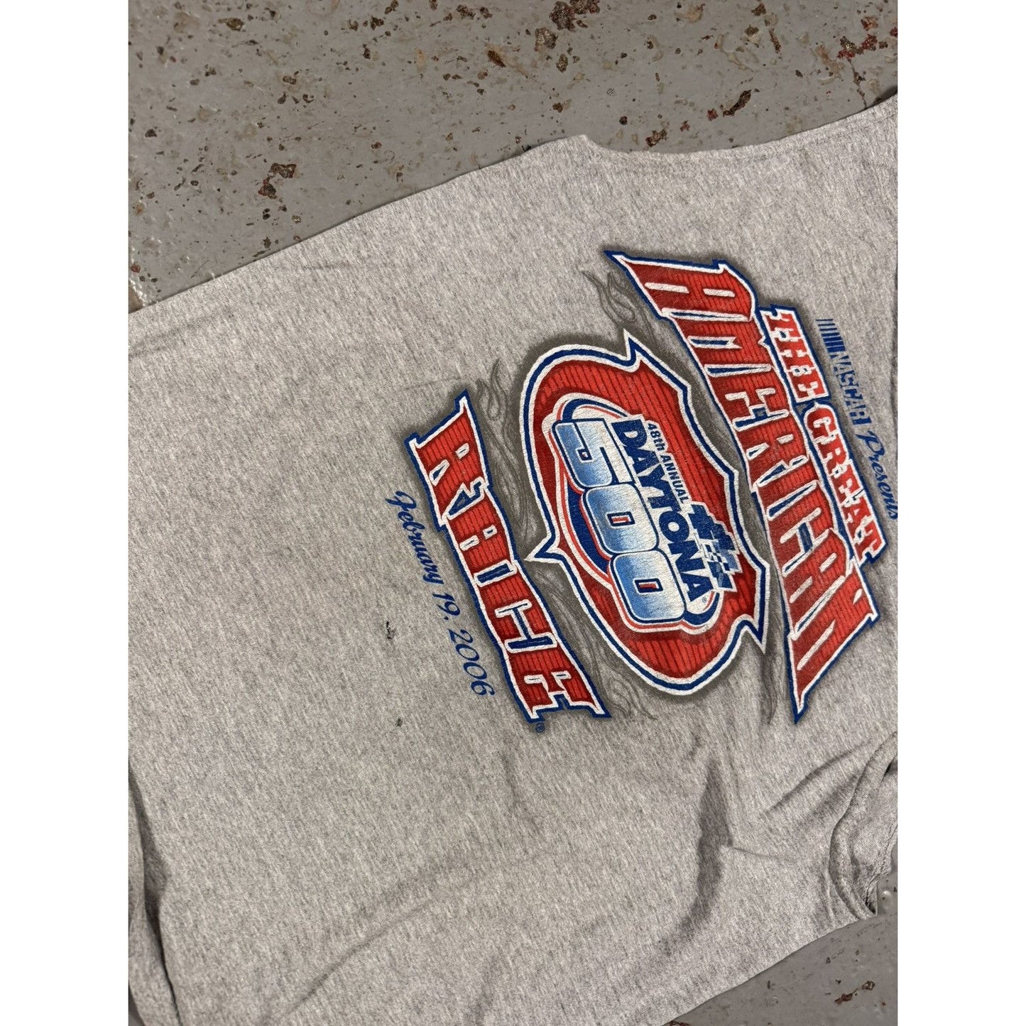 Vintage Daytona 500 Nascar Cutoff Tee 2006