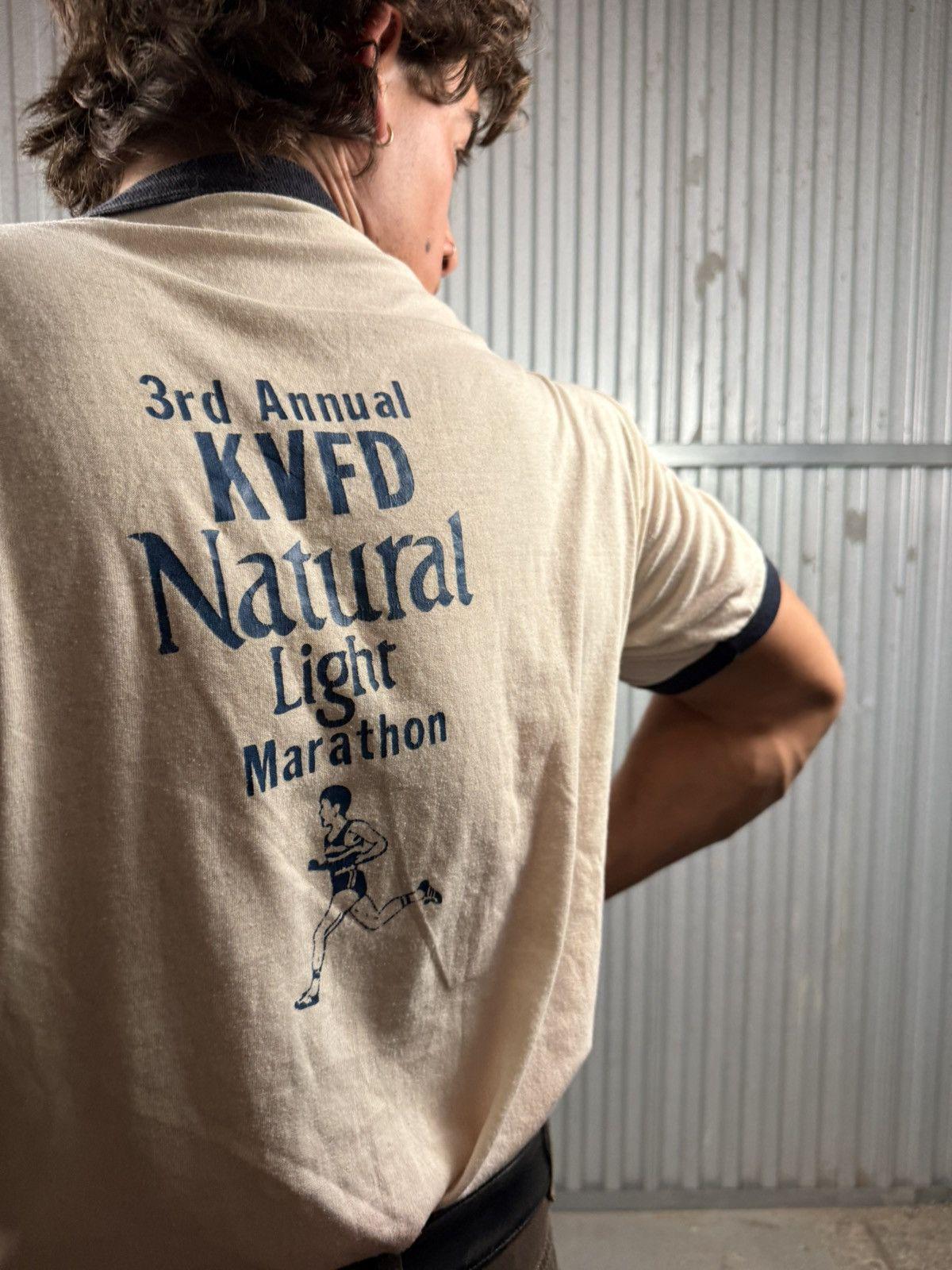 Vintage Single Stitch Natty Light Marathon Ringer Tee