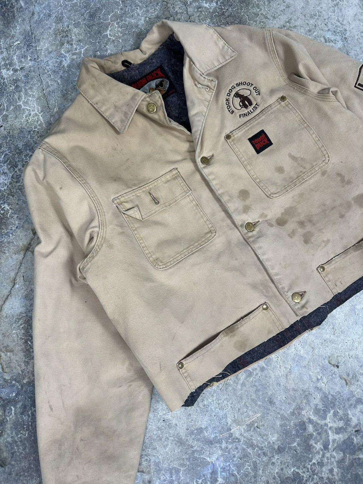 Vintage Cropped Carhartt Style Cowboy Jacket