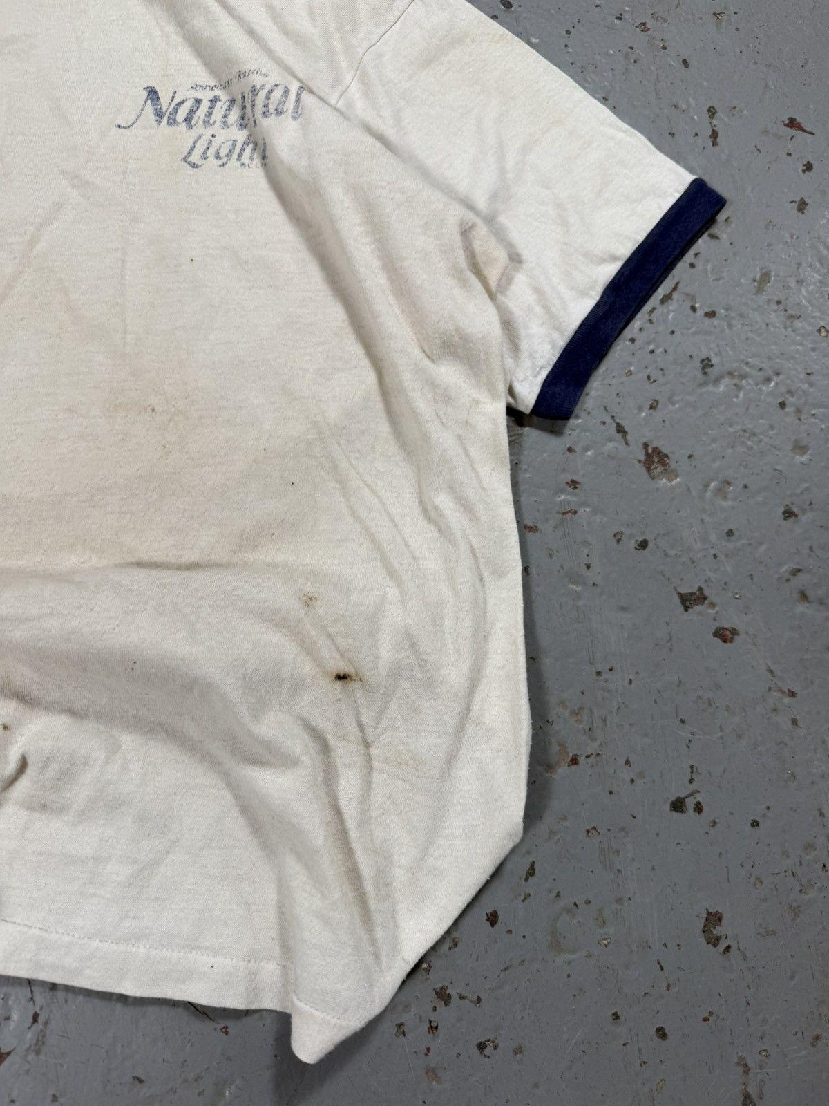 Vintage Single Stitch Natty Light Marathon Ringer Tee