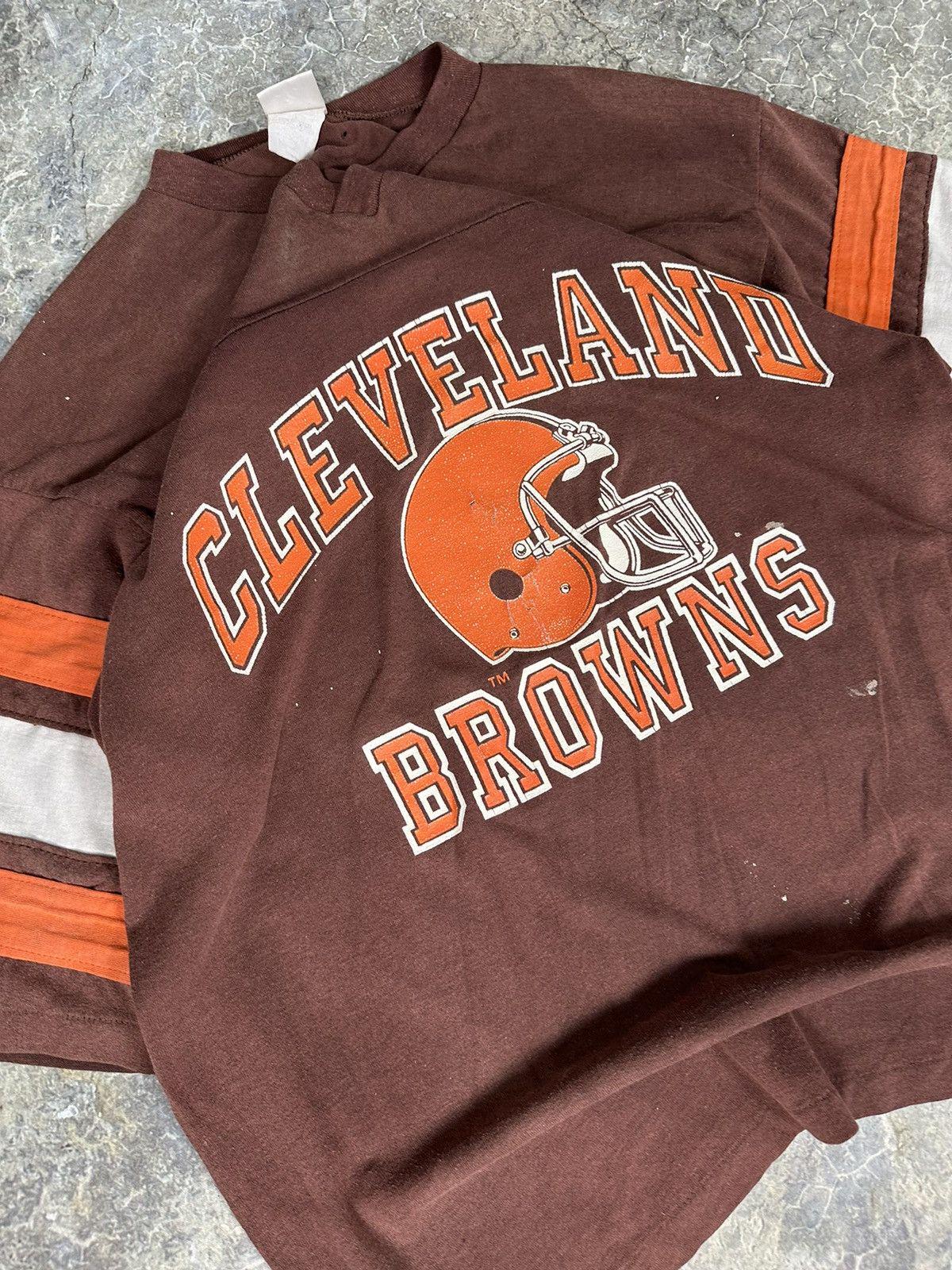 Vintage Sun Faded Cleveland Browns Jersey Tee