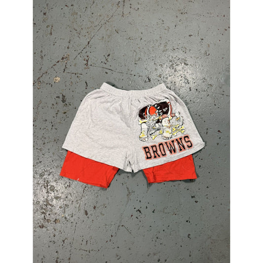 Vintage Cleveland Brown Bulldogs 1988 Short Shorts