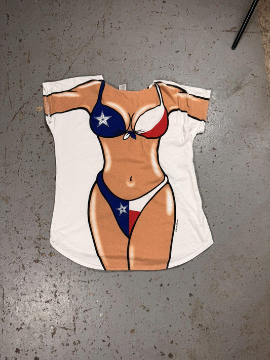 Vintage Cancun Beach Bikini Spray Tee