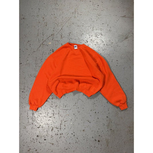 Russell Athletic Blank Orange Sweater