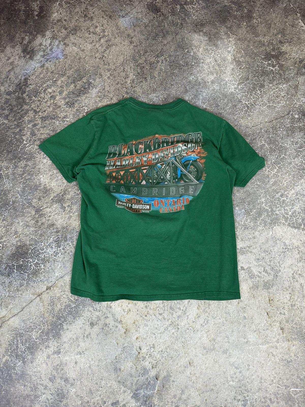 Vintage Flaming Skull Harley Davidson Tee
