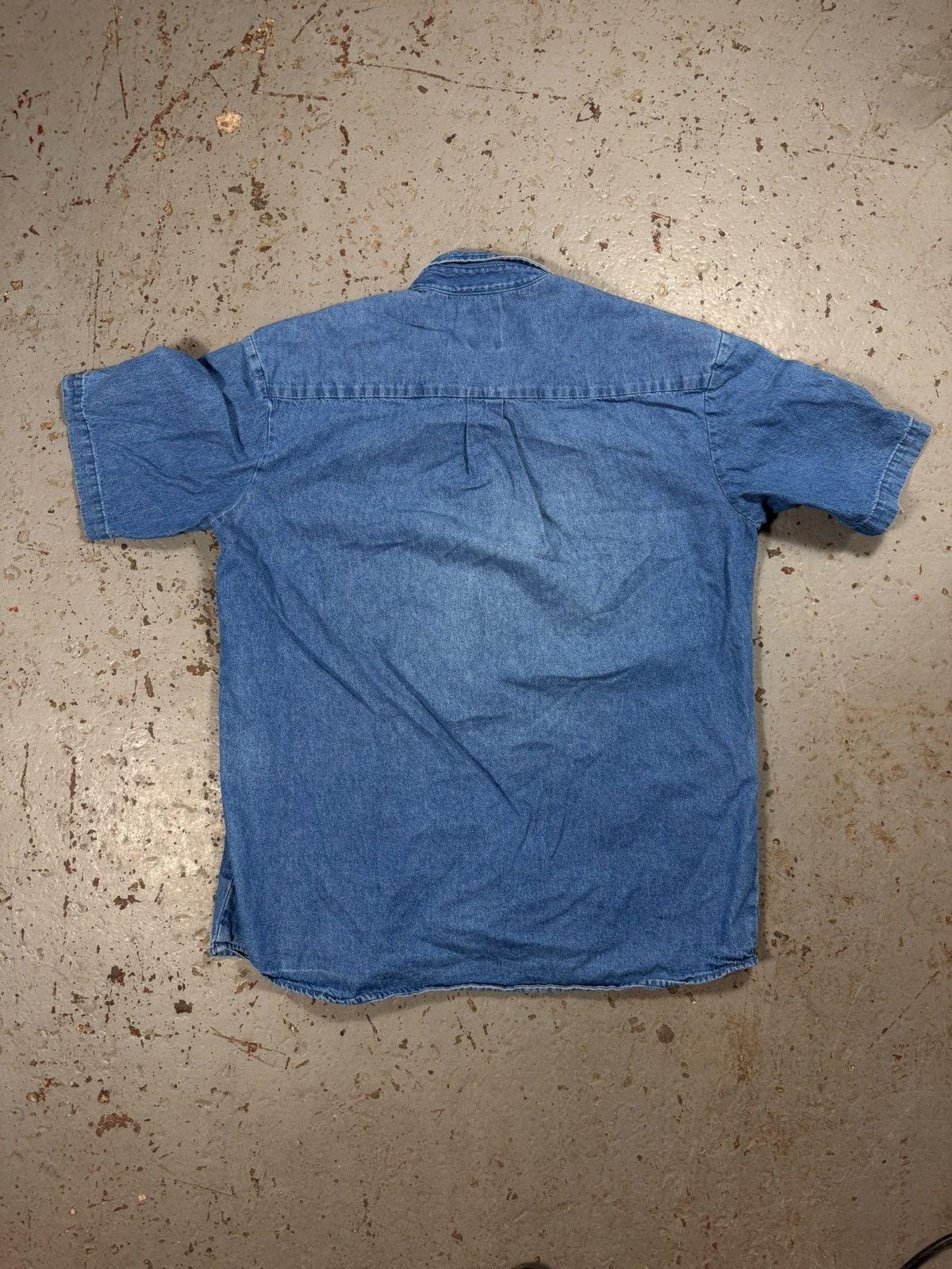 Vintage Dickies Western Button Up Denim Tee