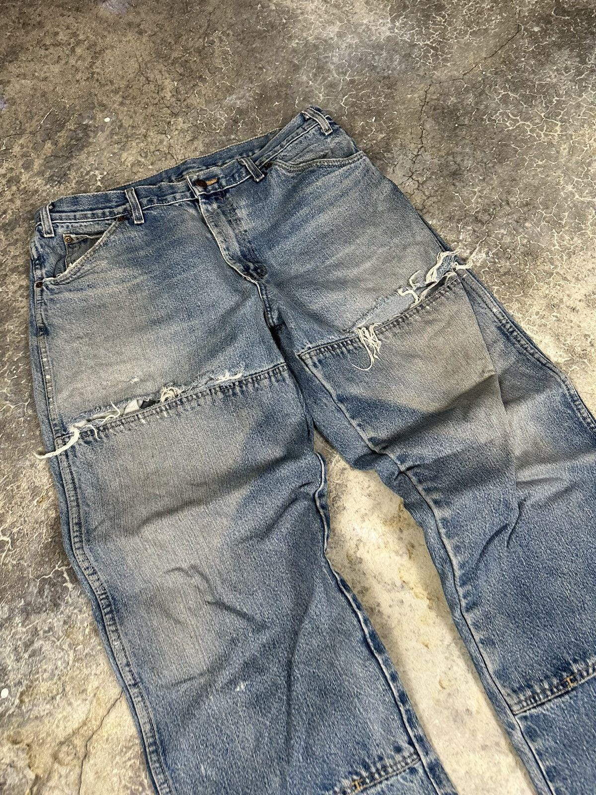 Vintage Thrashed Dickies Double Knee Denim