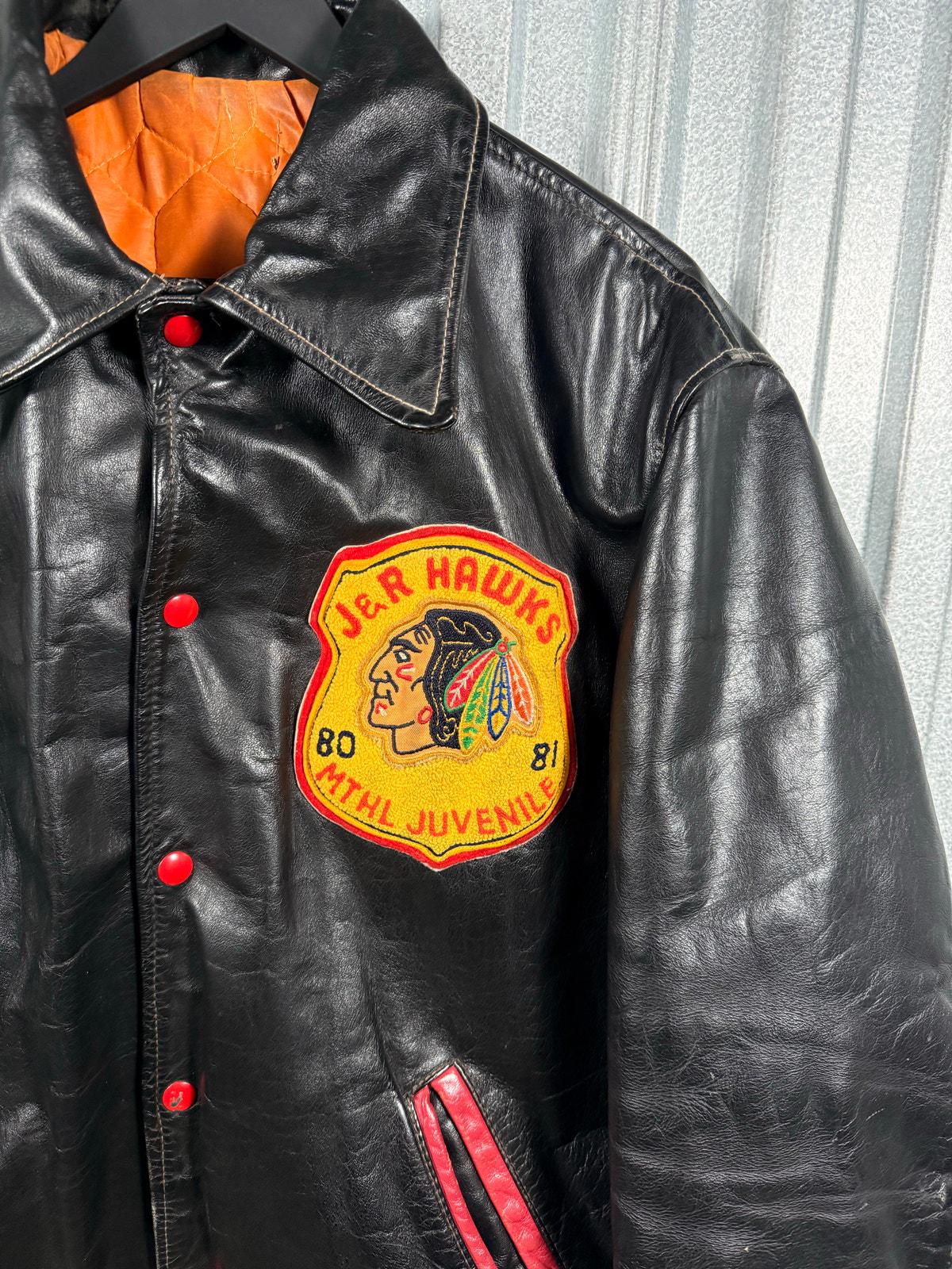 Vintage Chicago Blackhawks Varsity Jacket