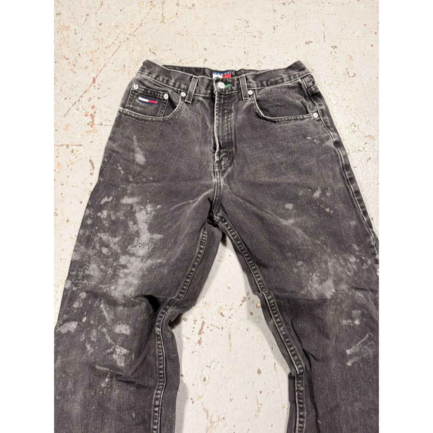 Vintage Tommy Hilfiger Bleach Faded Jeans