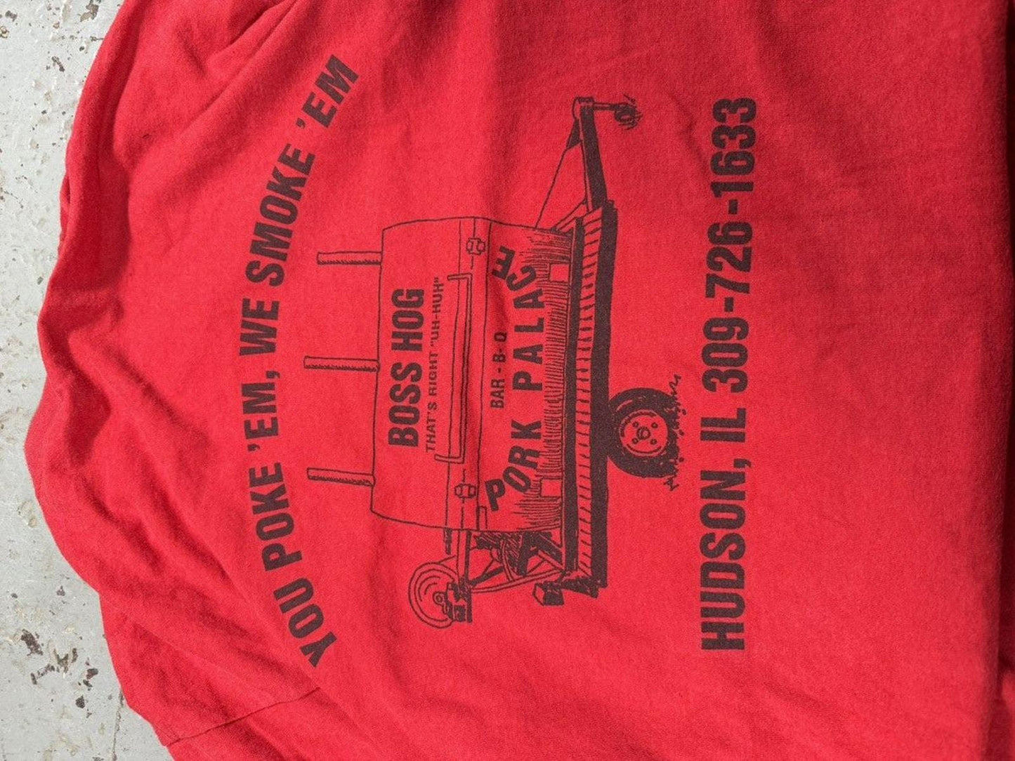 Vintage Boss Hogs Pork Palace Pig Tee