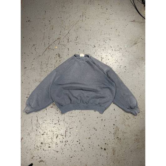 Vintage Perfectly Faded Distressed Blank Crewneck Sweater