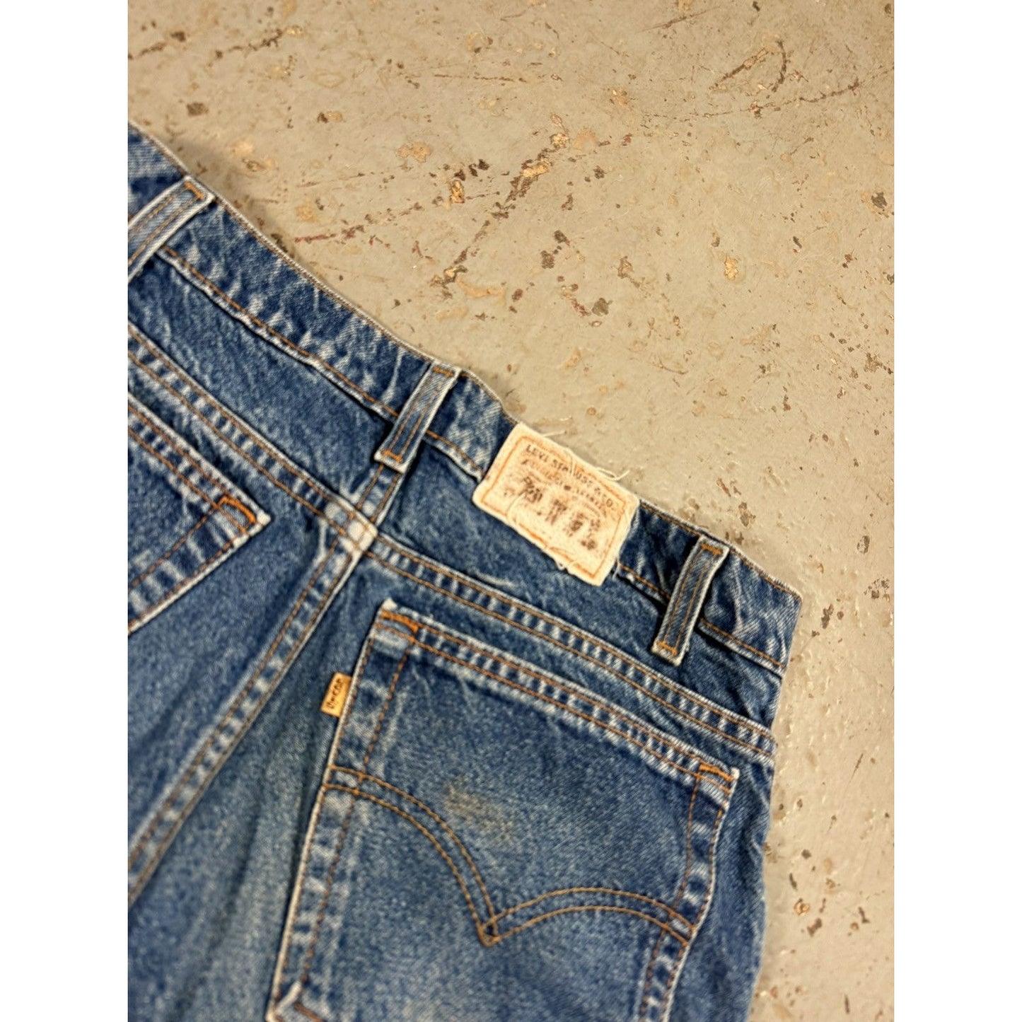 Vintage Gold Tag Distressed Levis Denim