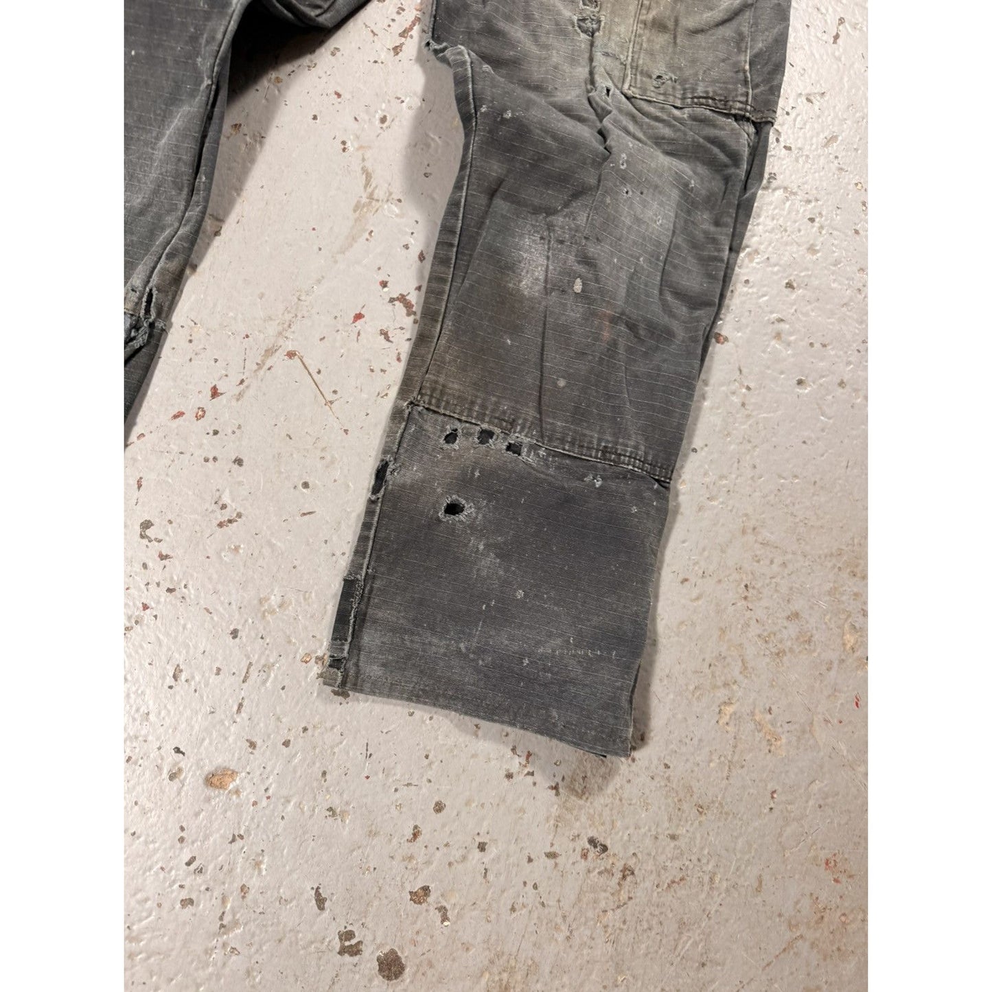 Absolutely insane Thrashed and Patched Wrangler Work Pants