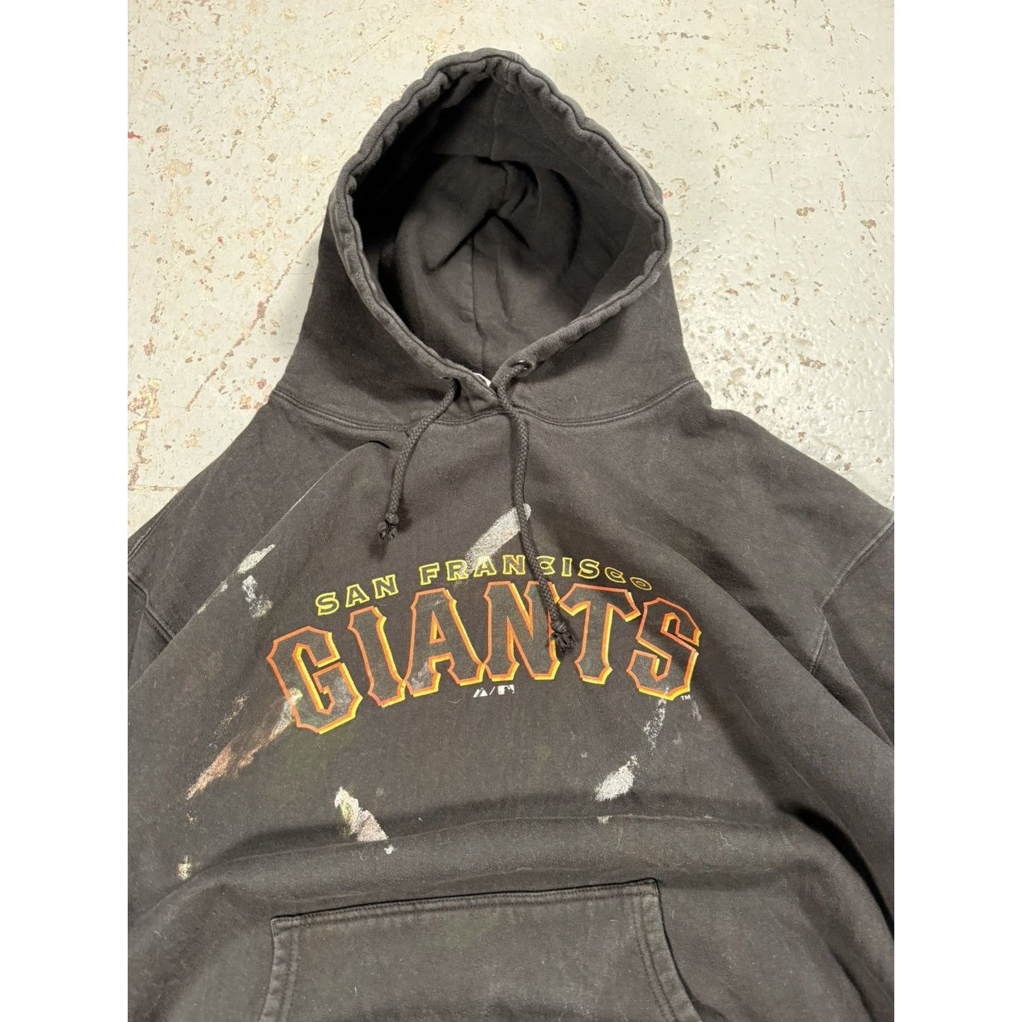 Vintage Distressed San Fran Giants Baseball Hoodie MLB
