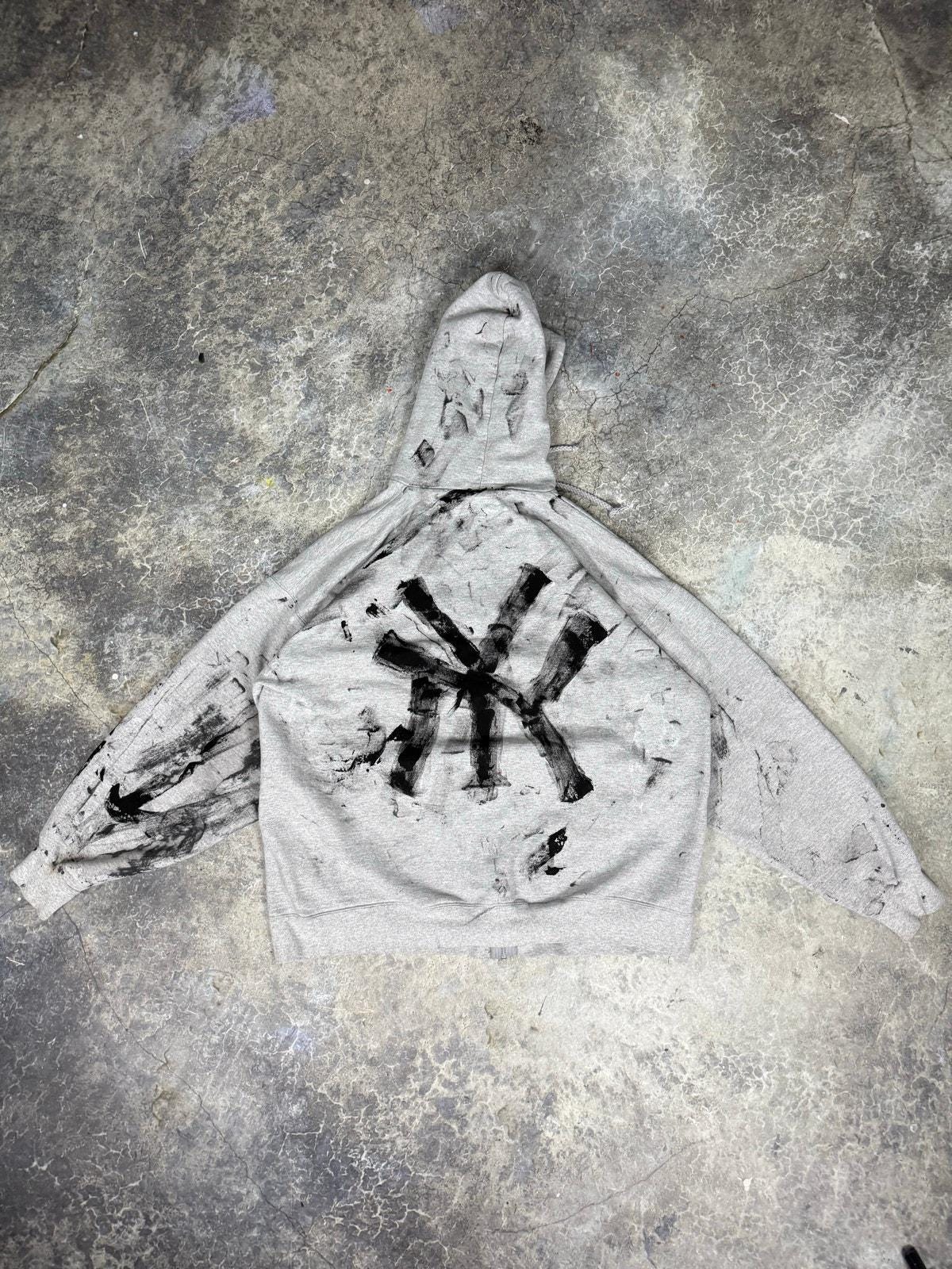 Vintage Yankees Paint Hoodie
