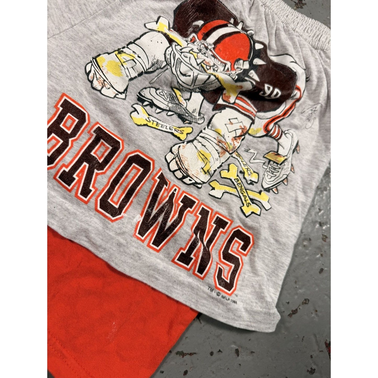Vintage Cleveland Brown Bulldogs 1988 Short Shorts