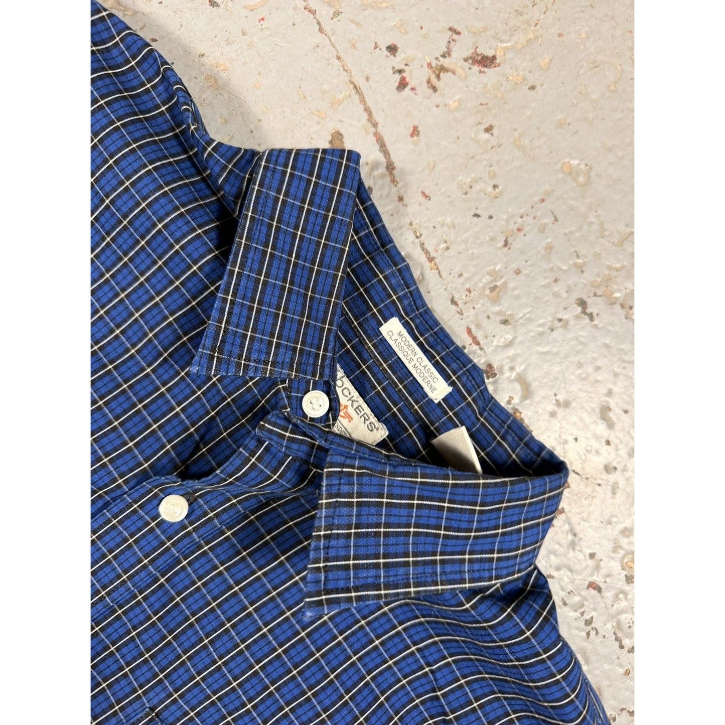Vintage Dockers Plaid Button Up Shirt