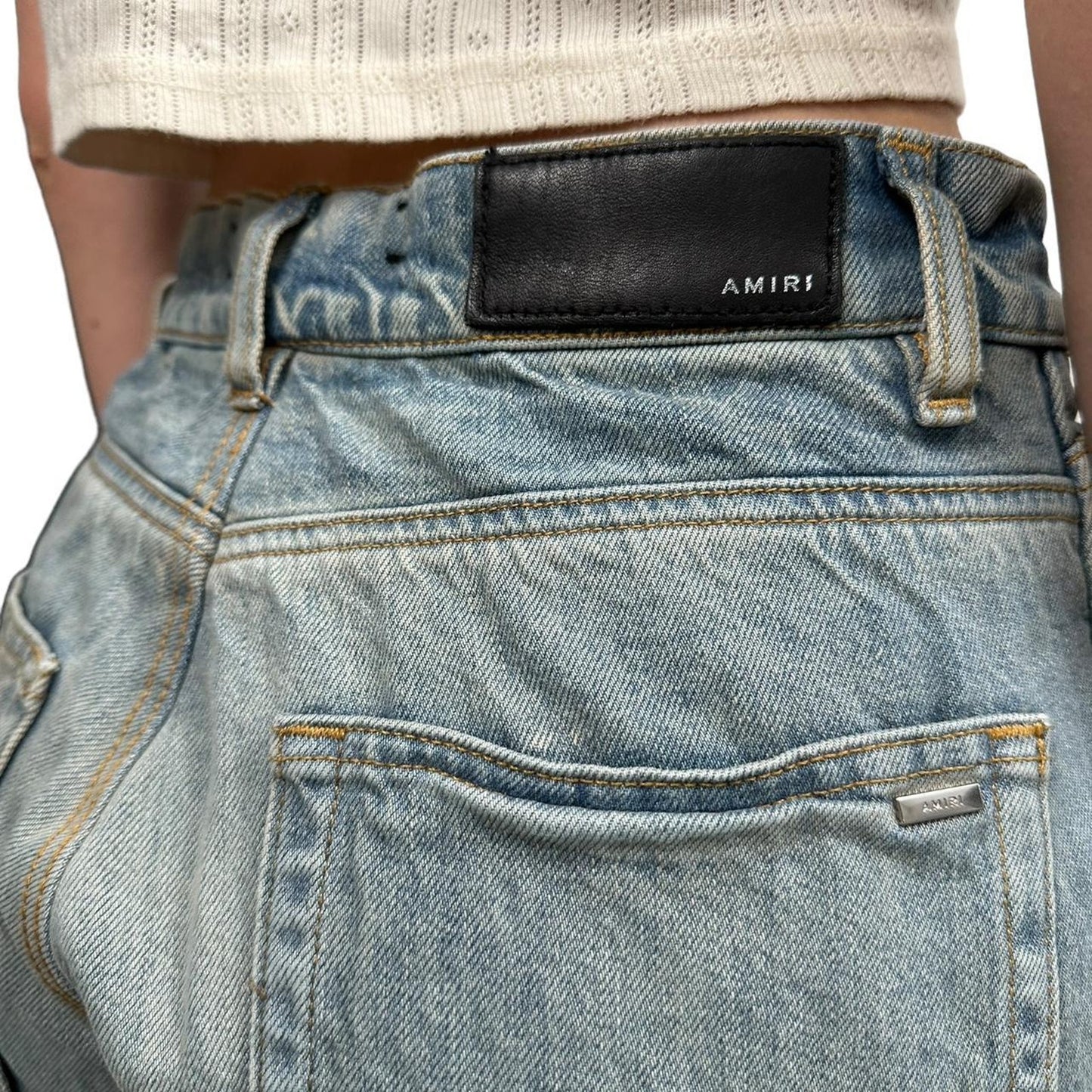 Amiri double knee denim 29x30