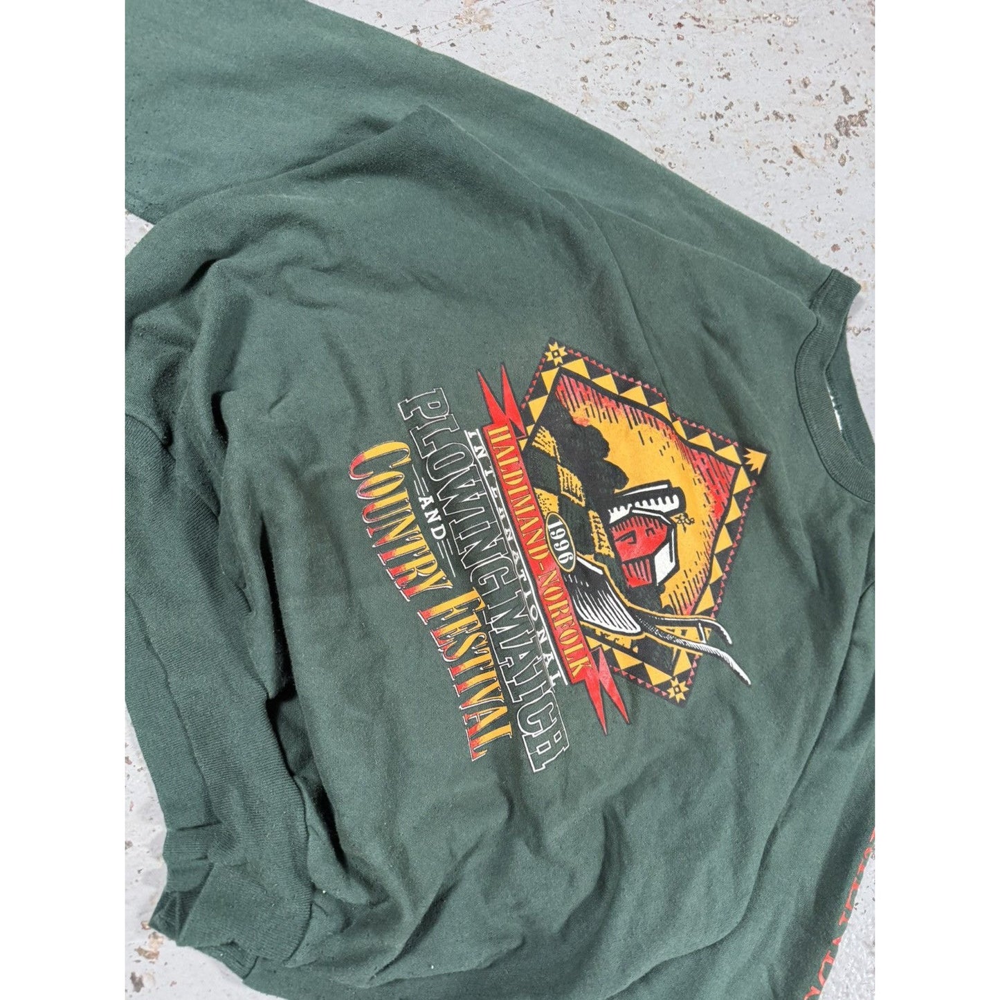 Vintage 1996 International Plowing Country Festival Sweater