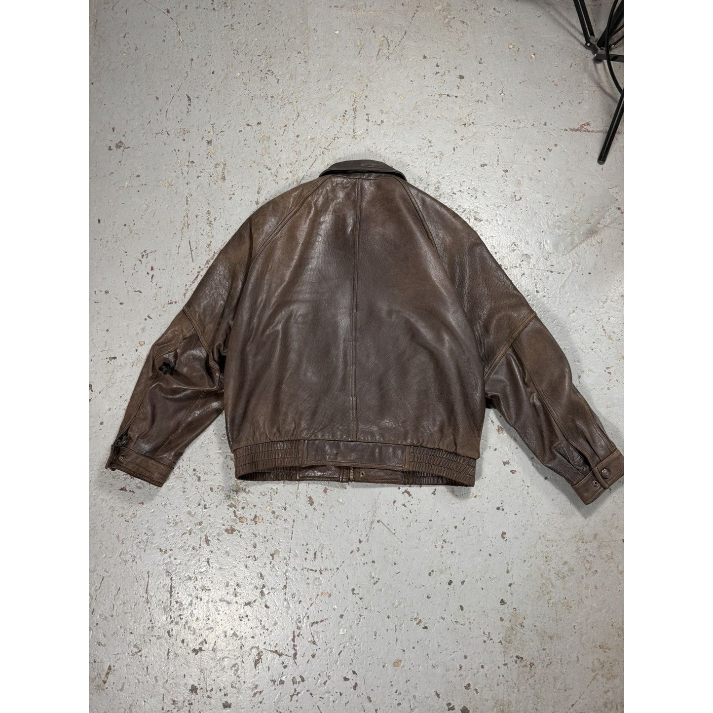 Vintage Danier Thermal Insulated Leather Mocha Brown Jacket