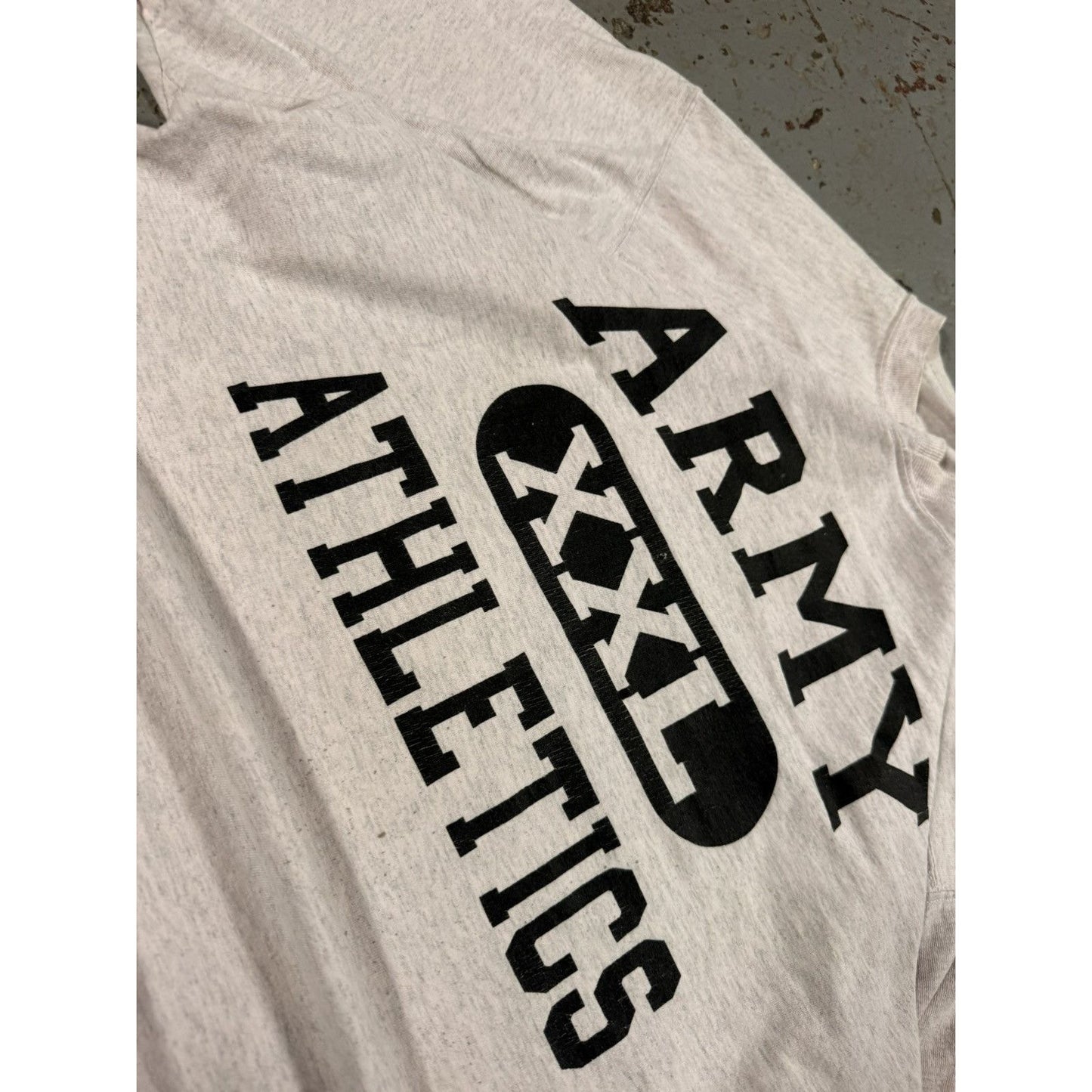 Vintage Army XXL Jersey Mid Length Sleeve 70s Style Tee