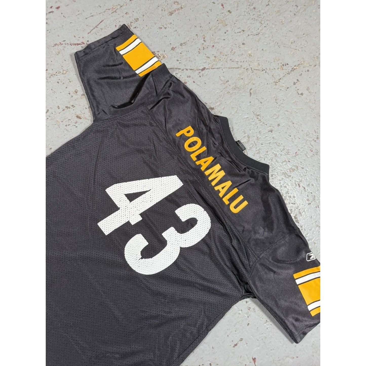Vintage Mesh Steelers Jersey 43 Polamalu