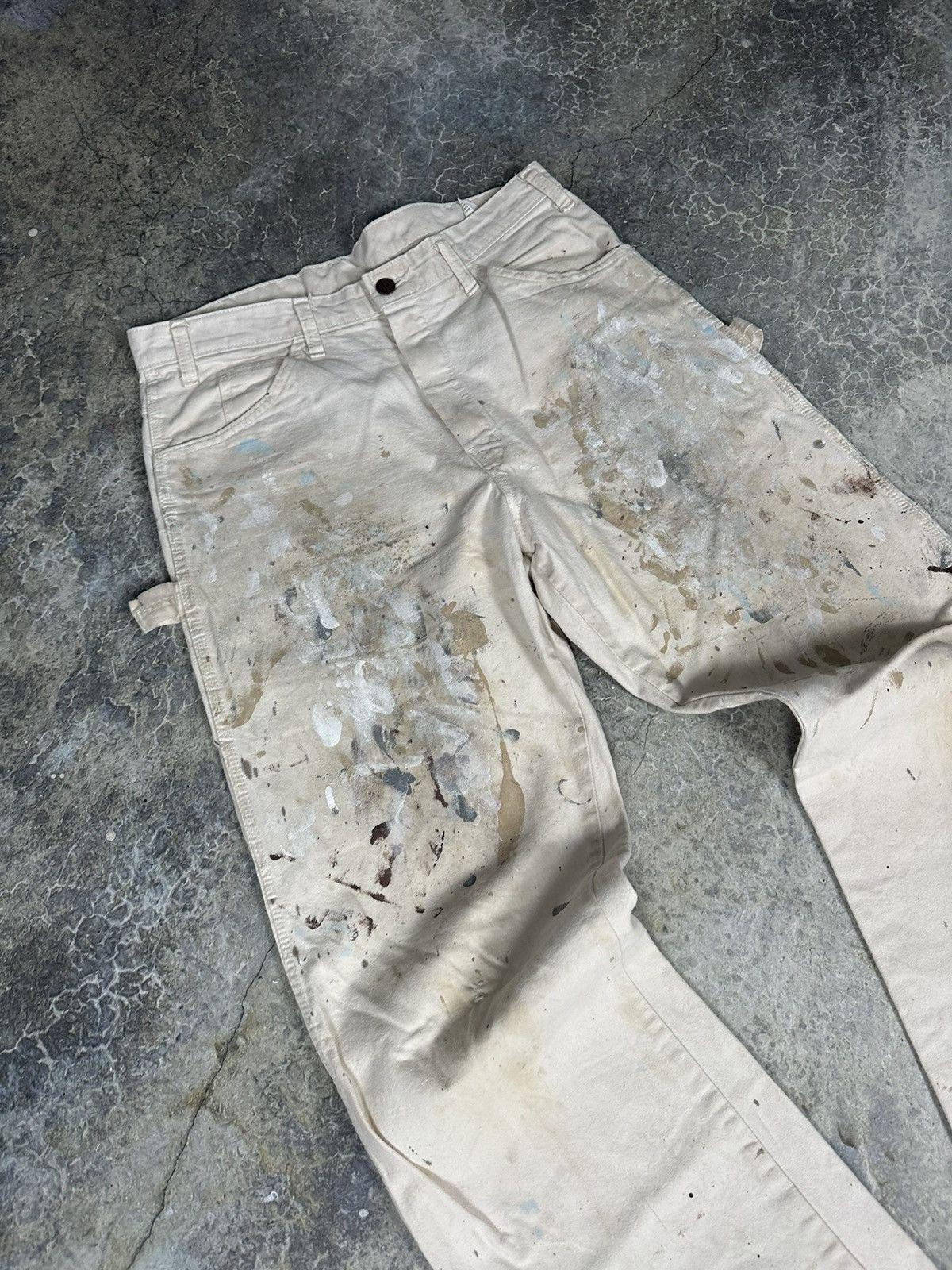 Vintage Distressed and Painted Dickies Carpenter