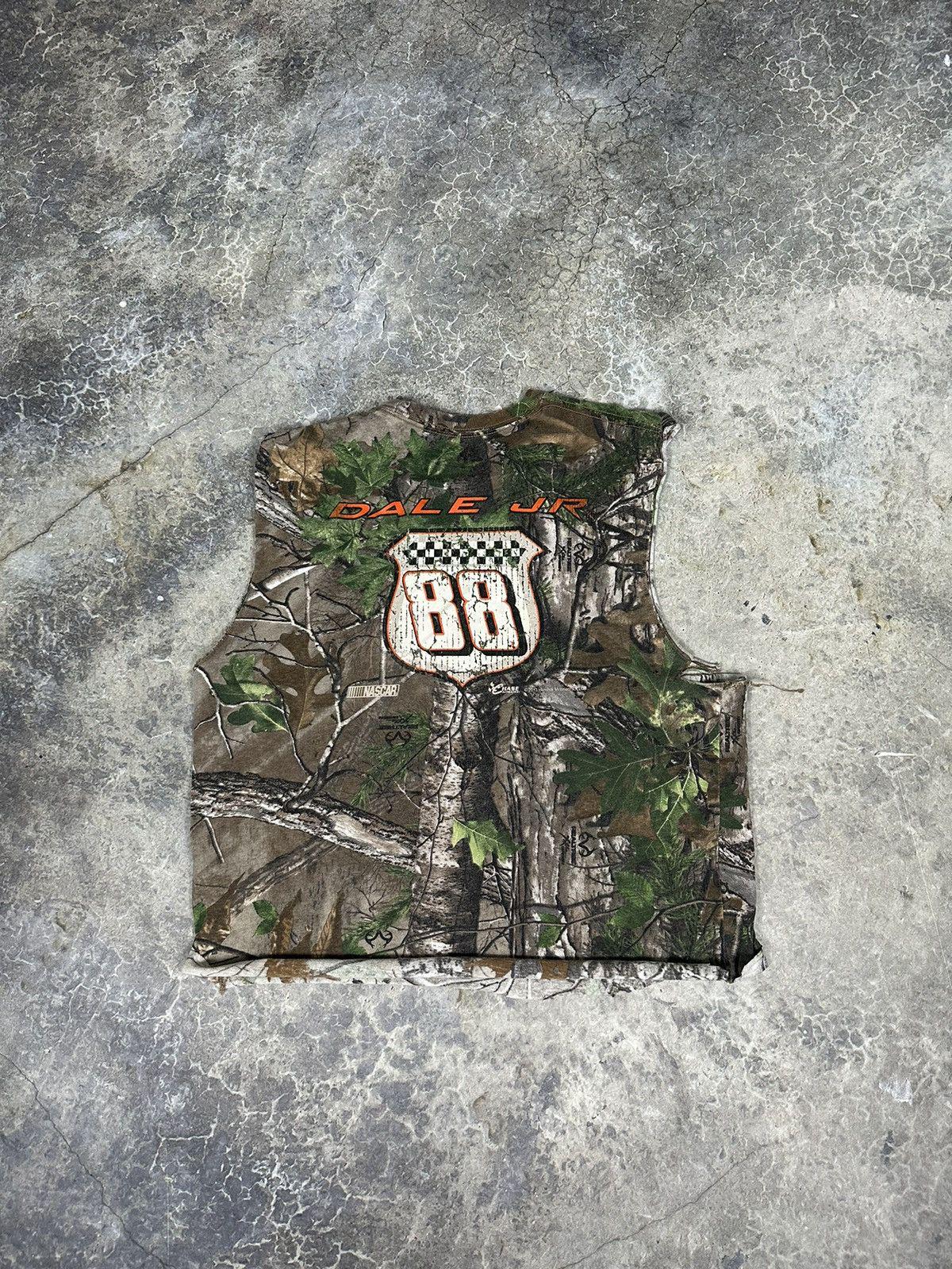 Thrashed Dale Jr NASCAR Realtree cutoff