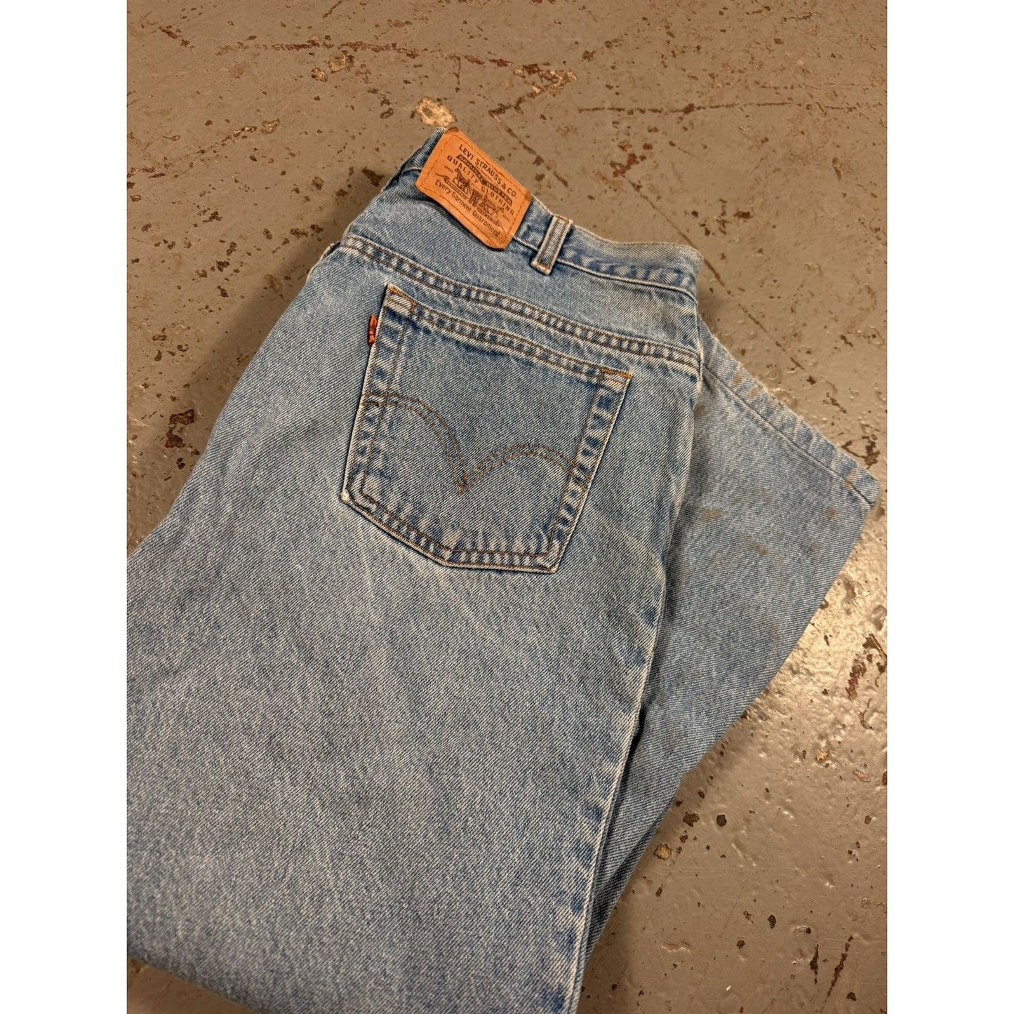 Vintage Levis Orange Tag Clean Light Wash Denim 70s