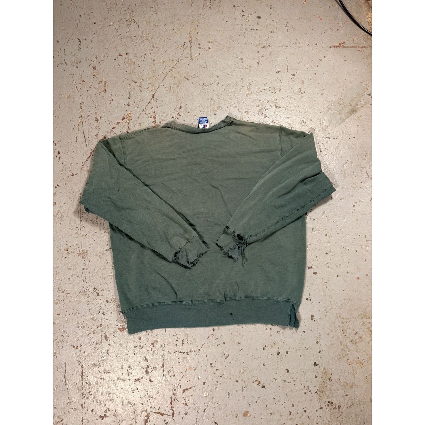 Insane Faded Distressed Champion Crewneck
