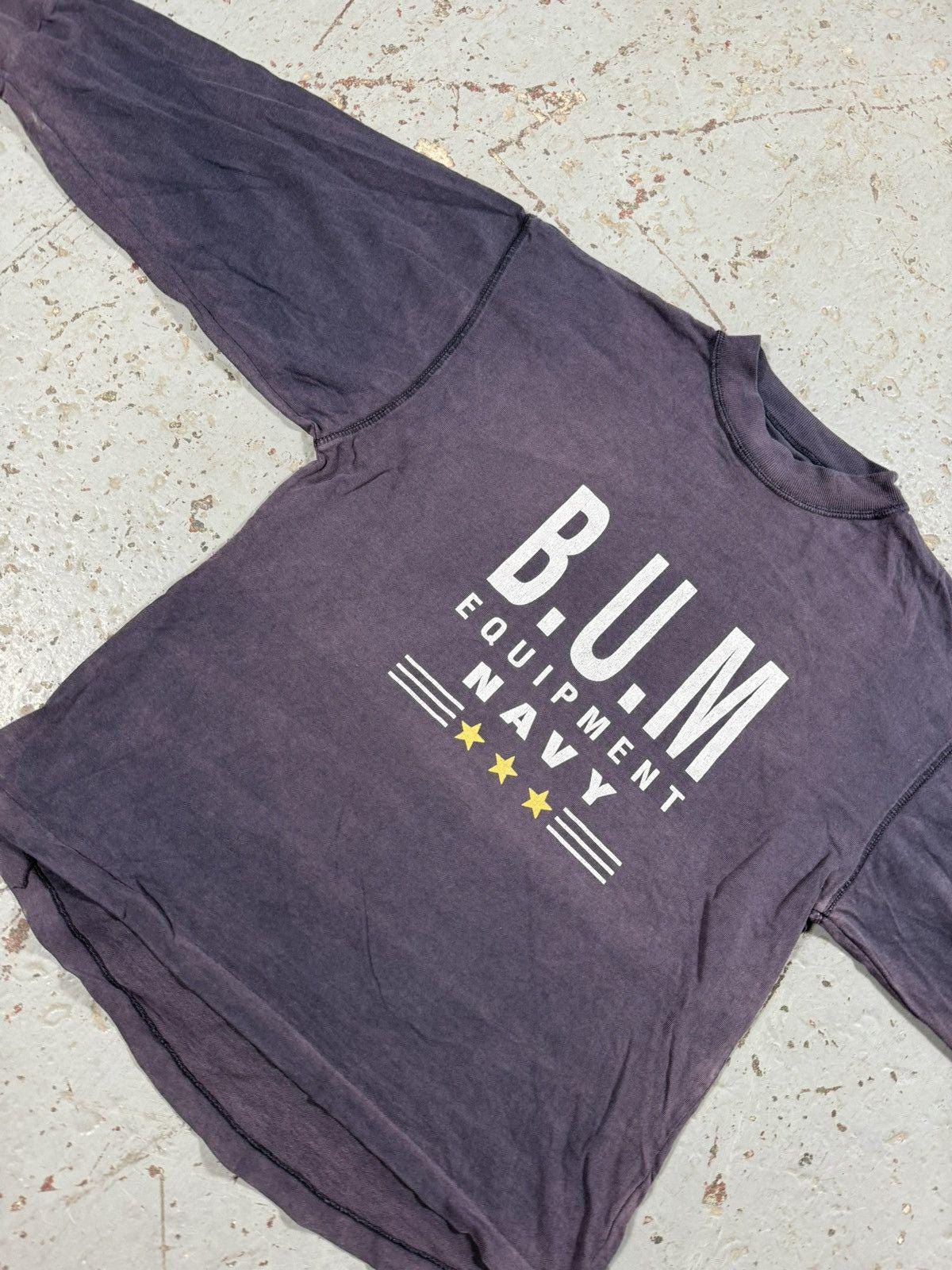 Crazy Vintage BUM Navy Longsleeve Tee