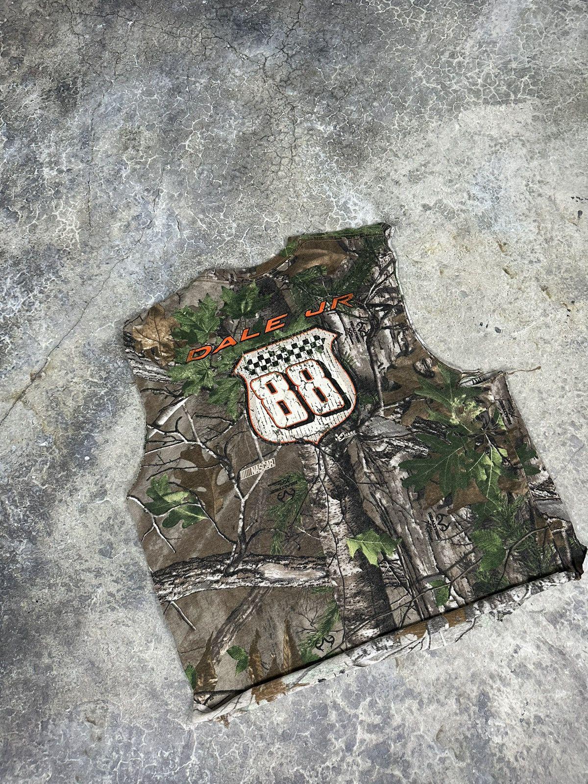 Thrashed Dale Jr NASCAR Realtree cutoff