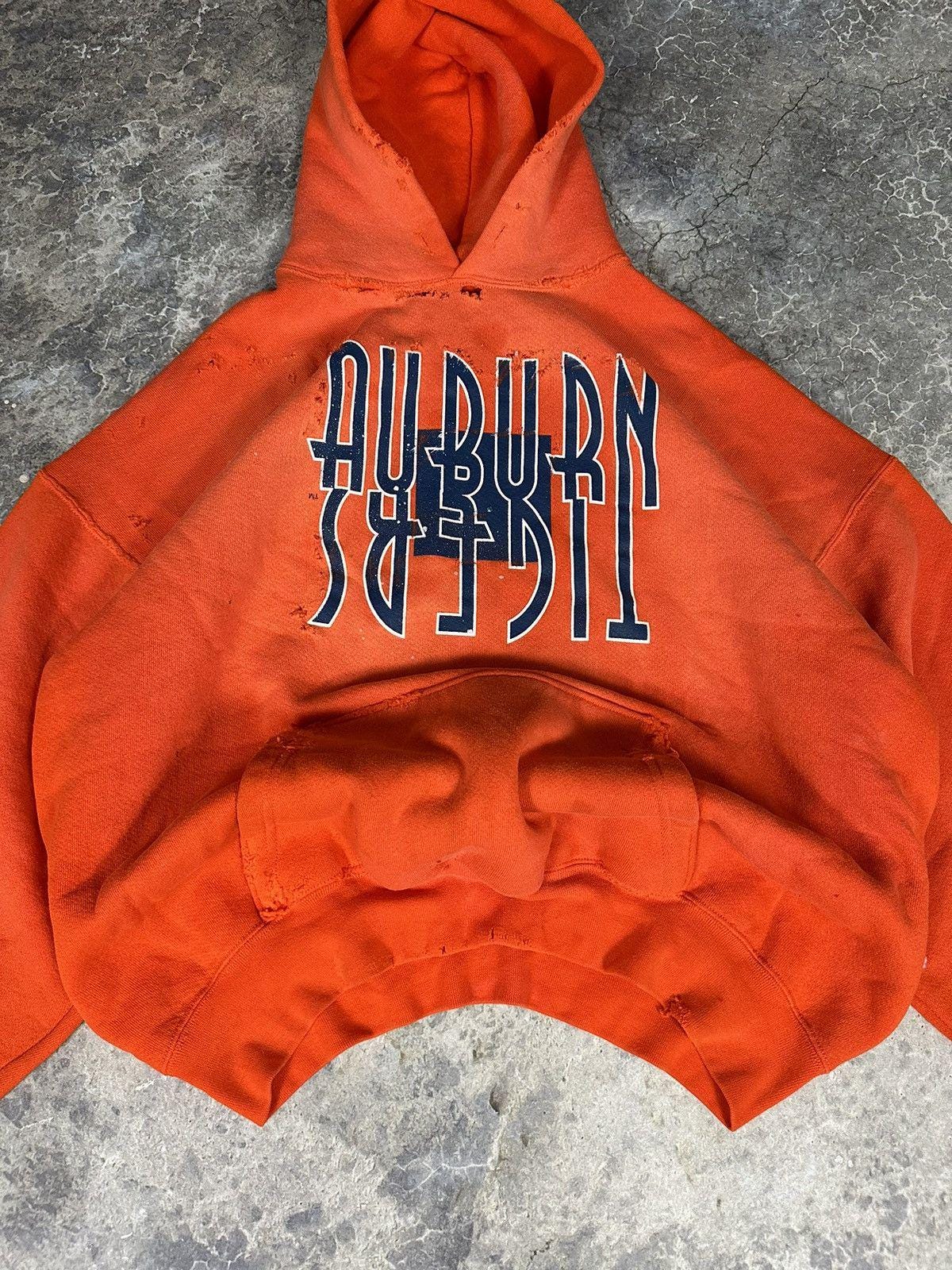 Vintage Thrashed Auburn Tigers Hoodie